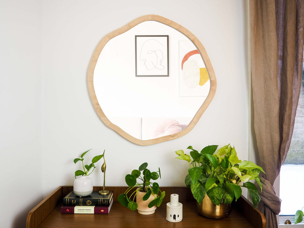 asymmetrical mirror