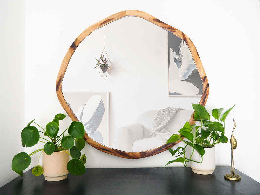 wavy custom mirror