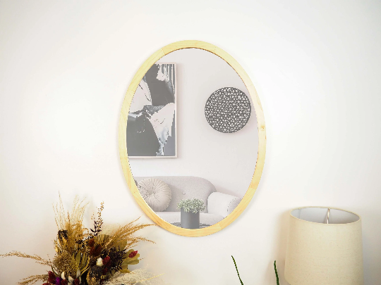 custom wood mirror frame
