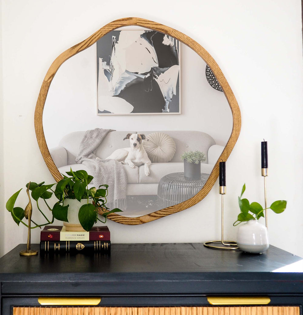Irregular Custom Mirror- Handmade in Pittsburgh, PA – Dot & Rose Co